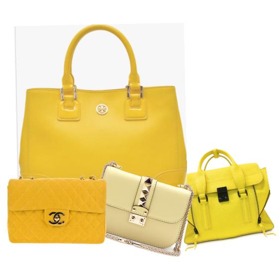 Yellow-bags-by-Chanel-Tory-Burch