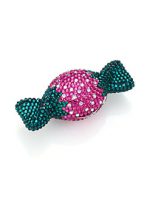 Festive nail polish featured by top high end fashion blog, A Few Goody Gumdrops: image of Judith Leiber candy glitter bag
