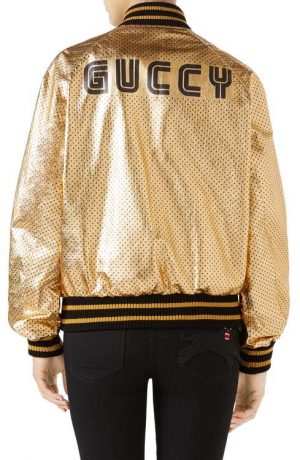 Gold Exercise Clothes by popular Boston luxury fashion blog A Few Goody Gumdrops
