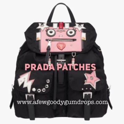 Prada Appliqué Bags featured by popular high end fashion blogger, A Few Goody Gumdrops