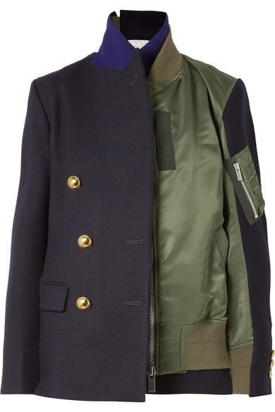 Designer Fashion: Sacai Combo Look featured by top high end fashion blog, A Few Goody Gumdrops