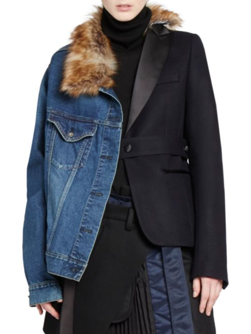 Designer Fashion: Sacai Combo Look featured by top high end fashion blog, A Few Goody Gumdrops