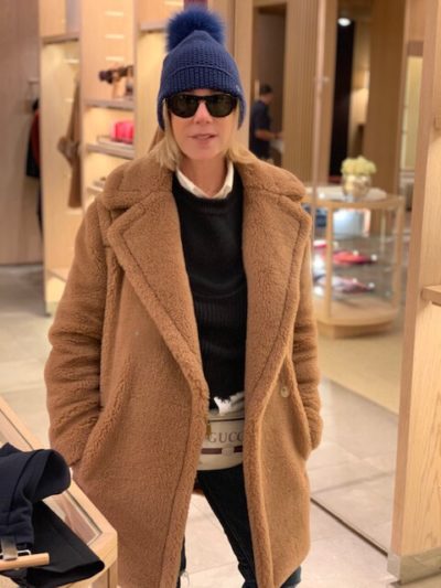 Max Mara teddy coat featured by top high end fashion blog, A Few Goody Gumdrops