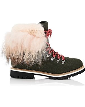 mr-and-mrs-italy-womens-fur-cuff-felt-hiker-boots | Warm winter boots featured by top high end fashion blog, A Few Goody Gumdrops: image of Mr and Mrs Italy cuf felt hiker boots