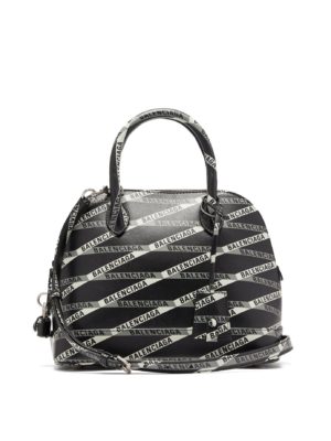 Balenciaga Logos movement featured by top high end fashion blog, A Few Goddy Gumdrops: image of a Balenciaga Ville bag