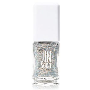 Festive nail polish featured by top high end fashion blog, A Few Goody Gumdrops: image of Jin Soon Glitter nail polish