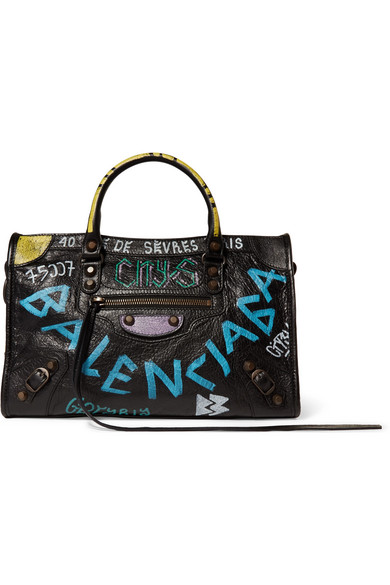 Designer Urban Streetwear featured by high end fashion blog, A Few Goody Gumdrops: image of a Balenciaga bag