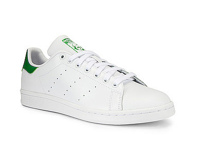 The White Sneaker Trend reviewed by top US high end fashion blog, A Few Goody Gumdrops: image of Adidas white sneakers