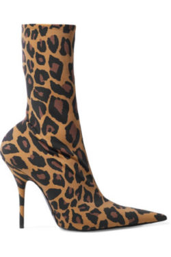 Fall trends featured by top US high end fashion blog, A Few Goody Gumdrops: image of Balenciaga leopard booties.