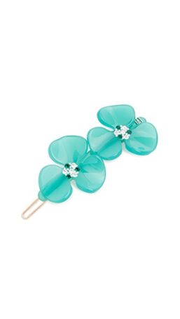 Trendy Hair Clips and Barrettes featured by top US high end fashion blog, A Few Goody Gumdrops: image of an Alexandre de Paris floral barette