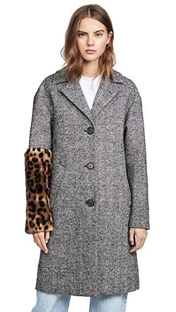Fall trends featured by top US high end fashion blog, A Few Goody Gumdrops: image of a leopard jacket found on Shopbop