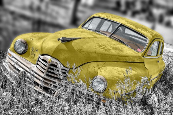 Tips on collisions featured by top US high end fashion blog, A Few Goody Gumdrops: image of yellow car