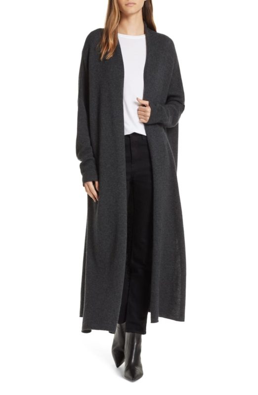 Cute long fall cardigans featured by top US luxury fashion blog, A Few Goody Gumdrops