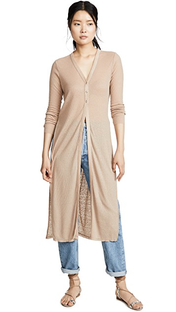 Cute long fall cardigans featured by top US luxury fashion blog, A Few Goody Gumdrops: image of The Range long cardigan