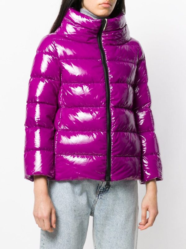 Herno jackets shopping guide featured by top US high end fashion blog, A Few Goody Gumdrops: image of Herno cropped puffer jacket