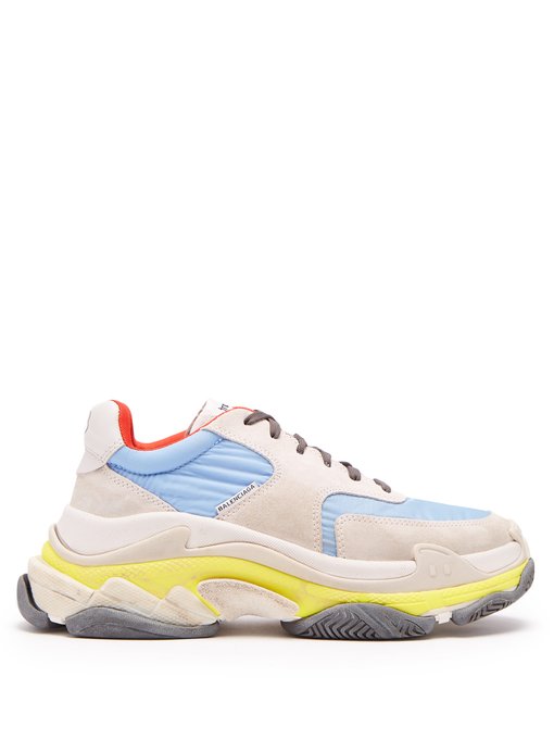 Blue fashion trend favorites featured by top US high end fashion blog, A Few Goody Gumdrops: image of Balenciaga sneakers.