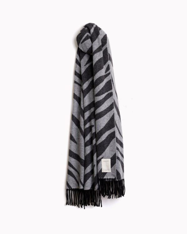 Unique gifts for fashion lovers features by top US high end fashion blog, A Few Goody Gumdrops: image of a Rag & Bone zebra scarf