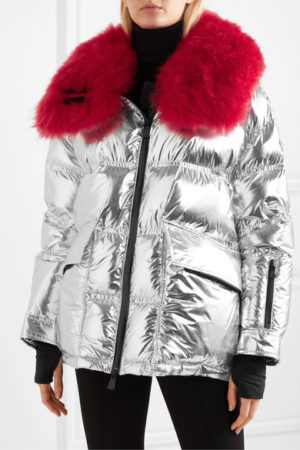 Designer ski jackets featured by top US high end fashion blog, A Few Goody Gumdrops: Moncler Grenoble puffer jacket