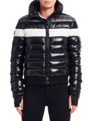 Designer ski jackets featured by top US high end fashion blog, A Few Goody Gumdrops: Sam Willa puffer jacket