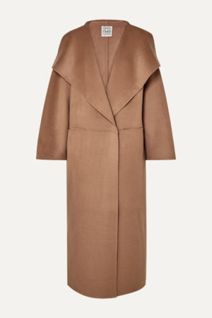 Camel coat trend favorites featured by top US high end fashion blog, A Few Goody Gumdrops: image of Totem oversized camel coat