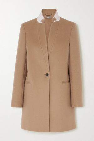 Camel coat trend favorites featured by top US high end fashion blog, A Few Goody Gumdrops: image of Stella McCartney camel bryce coat