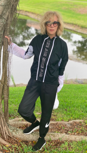 Nike Sweats and Leggings for Women to Wear During Quarantine: image of a woman wearing Nike Joggers