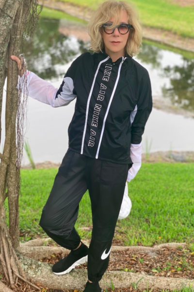 Nike Sweats and Leggings for Women to Wear During Quarantine: image of a woman wearing Nike Joggers