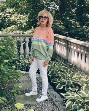 Tie Dye Designer Fashion featured by top US designer fashion blogger, A Few Goody Gumdrops: stay at home style