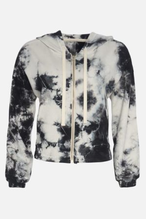 Tie Dye Designer Fashion featured by top US designer fashion blogger, A Few Goody Gumdrops: Electric & Rose tie dye hoodie