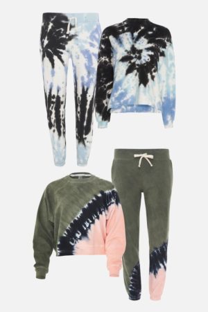 Tie Dye Designer Fashion featured by top US designer fashion blogger, A Few Goody Gumdrops: Electric & Rose tie dye pullover