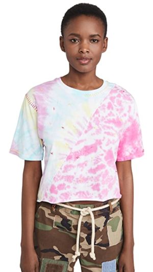 Tie Dye Designer Fashion featured by top US designer fashion blogger, A Few Goody Gumdrops: Electric & Rose tie dye tee