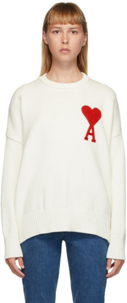 Ami Paris sweatshirt featured by top US high end fashion blogger, A Few Good Gumdrops