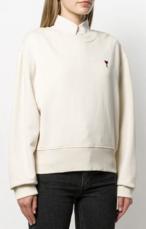 Ami Paris sweater featured by top US high end fashion blogger, A Few Good Gumdrops