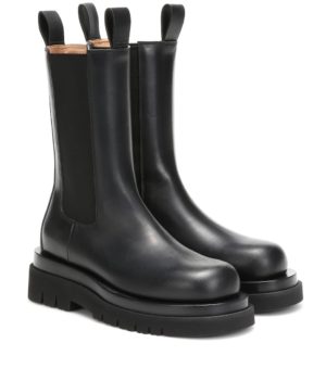 Platform boots for fall featured by top US high end fashion blogger, A Few Goody Gumdrops: Bottega combat platform boots