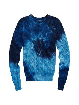 polo tie dye sweater