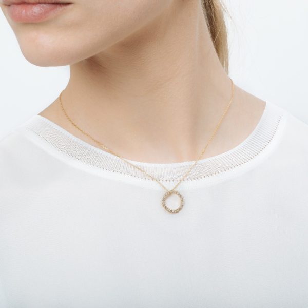 Diamond Circle Necklace