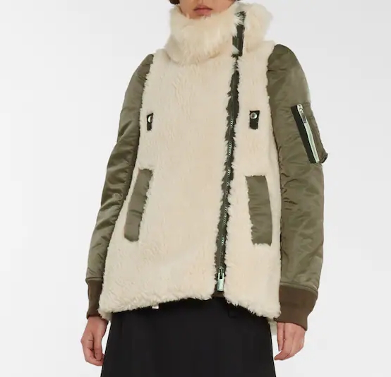 faux fur bomber