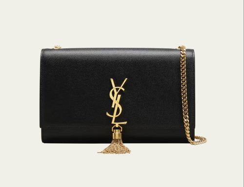 Kate Medium YSL Monogram Grain de Poudre Crossbody Bag